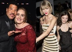 Adele hội ngộ Lionel Richie, dàn sao nô nức đi tiệc hậu Grammy 2016