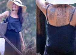 Angelina Jolie 'tậu' thêm 3 hình xăm mới gây chú ý