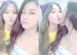 "Bản sao Suzy" Seolhyun và Chanmi (AOA) gây tranh cãi vì đăng clip chạm môi nhau