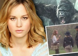 Brie Larson trên phim trường 'Kong Skull island' Quảng Bình