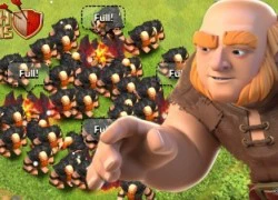 Clash of Clans Tập bay cùng người khổng lồ Giant