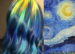 Cô gái nhuộm tóc theo tranh của Vincent Van Gogh