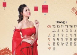 Đại sứ Thương Khung Chi Mộng rạng ngời trong bộ lịch 2016