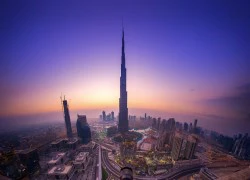 Dubai về đêm như thành phố trong phim viễn tưởng