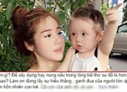 Elly Trần bức xúc khi hai con bị đem ra so sánh với những em bé khác