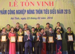 Hà Tĩnh: Tôn vinh 29 sản phẩm công nghiệp nông thôn tiêu biểu