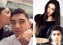 Hector Bellerin và bạn gái mất vui trong ngày Arsenal thua trận