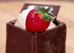 Hộp chocolate đựng bánh vừa ngon vừa xinh bạn có thể làm luôn