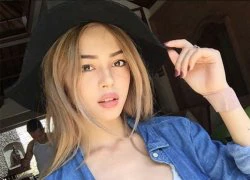 'Hot girl môi mọng' lộ ảnh quá khứ da đen, ngực lép