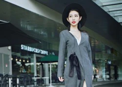 Khổng Tú Quỳnh khoe street style gợi cảm