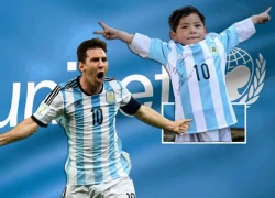 Lionel Messi gửi áo Argentina có chữ ký cho 'cậu bé túi nilon'