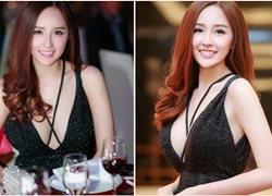 Mai Phương Thúy ăn mặc sexy phát lì xì cho mọi người