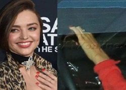 Miranda Kerr không còn đeo "nhẫn đính hôn" trên tay nữa