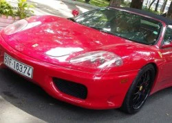 "Siêu ngựa" Ferrari F360 Spider tái xuất trên phố Việt