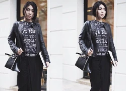 Style cá tính của nàng 'cuồng' sắc đen