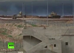 Truyền thông Nga tung video xe tăng Thổ Nhĩ Kỳ áp sát biên giới Syria