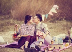 Tú Vi và ông xã Văn Anh ngọt ngào trong bộ ảnh Valentine