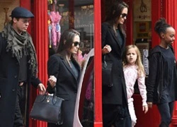 Angelina Jolie và Brad Pitt đưa con đi mua sắm giữa tin đồn ly thân