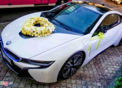 BMW i8 dùng làm xe hoa ở Sài Gòn