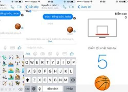 Chơi bóng rổ trên Facebook Messenger