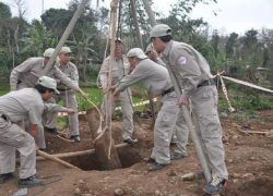 Đào giếng phát hiện quả bom khủng