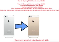 Dịch vụ thay vỏ ăn theo iPhone SE ở Việt Nam