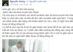 Điều dưỡng ở Hải Dương lên tiếng việc chơi điện thoại, mặc bệnh nhân xếp hàng chờ