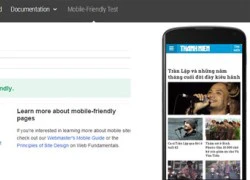 Google ưu tiên web thân thiện di động