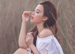 Hot girl Midu khoe vai trần gợi cảm