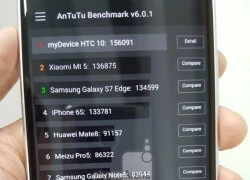 HTC M10 có thể mạnh hơn Galaxy S7, iPhone 6S