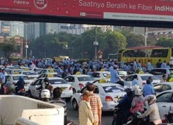 Indonesia: Biểu tình phản đối Uber gây rối loạn giao thông ở Jakarta