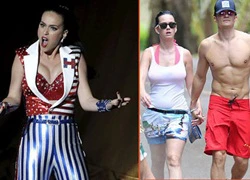 Katy Perry biểu diễn bốc lửa sau kỳ nghỉ với Orlando Bloom