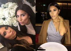 Kim Kardashian hào hứng gặp người giống cô như tạc