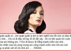 Lê Thúy: 'Em quán quân ạ, em lo làm nghề cho tốt, cho có đạo đức đi em nhé'