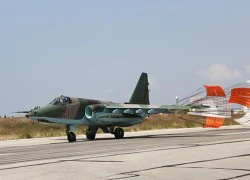 Máy bay Su-25 của Nga bị rơi khi bay huấn luyện