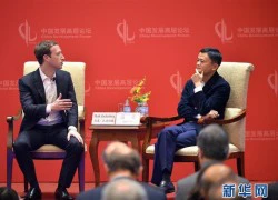 Ông chủ Facebook nói chuyện với tỉ phú Jack Ma