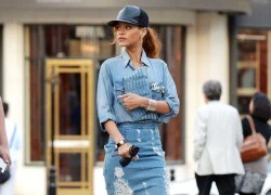 Sao gợi ý cách mặc đẹp với chân váy denim