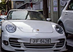 Siêu xe Porsche 911 Turbo "trắng tinh khôi" tại Hà Nội