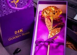 Sinh viên rộ mốt bán hoa hồng dát vàng 24k ngày 8/3