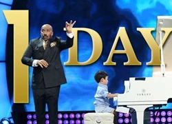 Thần đồng gốc Việt Evan Le lên sóng NBC cùng Steve Harvey