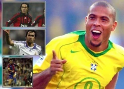 Top 8 cầu thủ giỏi nhất từng chơi bóng cùng "Người ngoài hành tinh" Ronaldo