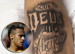 Về thăm nhà, Neymar lại khoe hình xăm mới