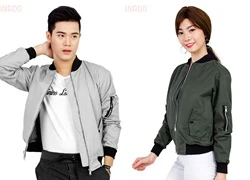 Áo khoác kaki bomber Jacket Unisex thời trang