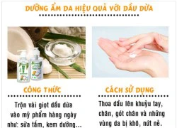 Bỏ túi các tip làm đẹp của dầu dừa nguyên chất