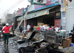 Cháy trung tâm điện máy lớn nhất nhì Quảng Ngãi, thiệt hại hàng chục tỉ đồng