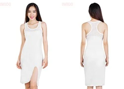 Đầm maxi phối ren thời trang