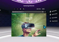 Dùng kính Gear VR xem trang web thực tế ảo