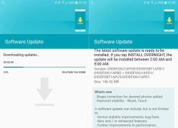 Galaxy S7/S7 edge có bản cập nhật đầu tiên