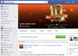 Group Otofun trên Facebook bị gián đoạn kết nối