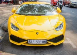 Lamborghini Huracan biển lộc phát dạo phố Sài Gòn